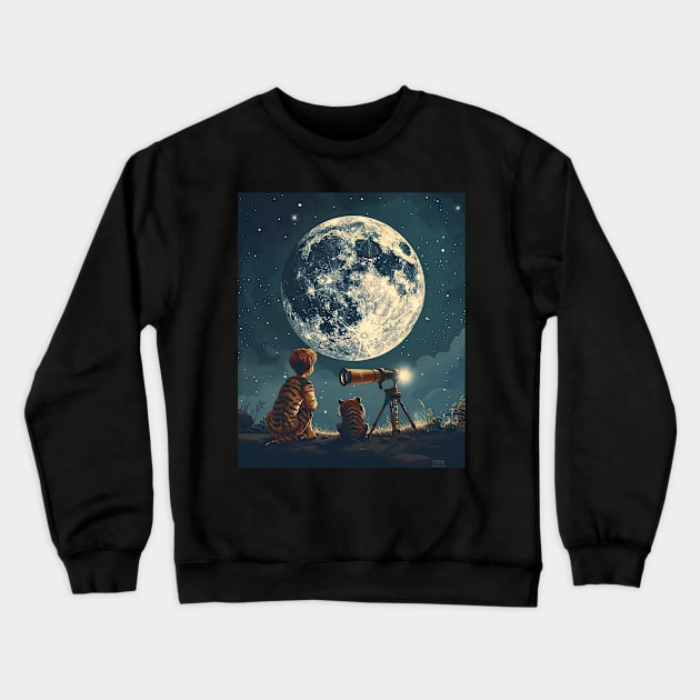 Calvin and Hobbes Values Crewneck Sweatshirt by Kisos Thass